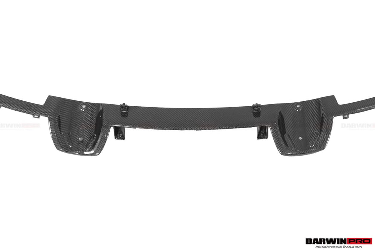 DarwinPRO 2017-2023 McLaren 720s Dry Carbon Fiber Rear Bumper Upper Exhaust Valance Panel