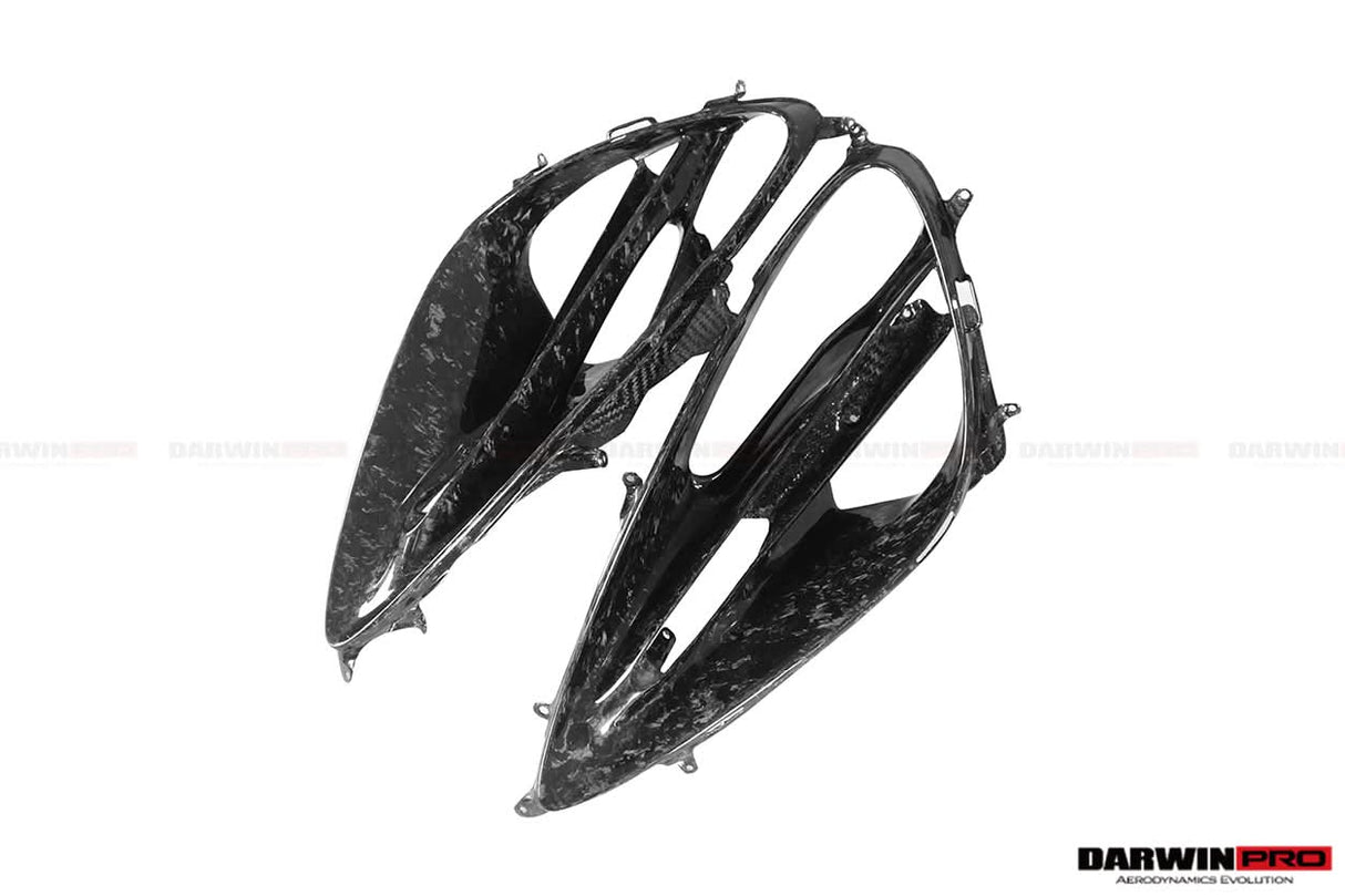 2017-2023 McLaren 720s Dry Carbon Fiber Headlight Inserts Tim Replacement