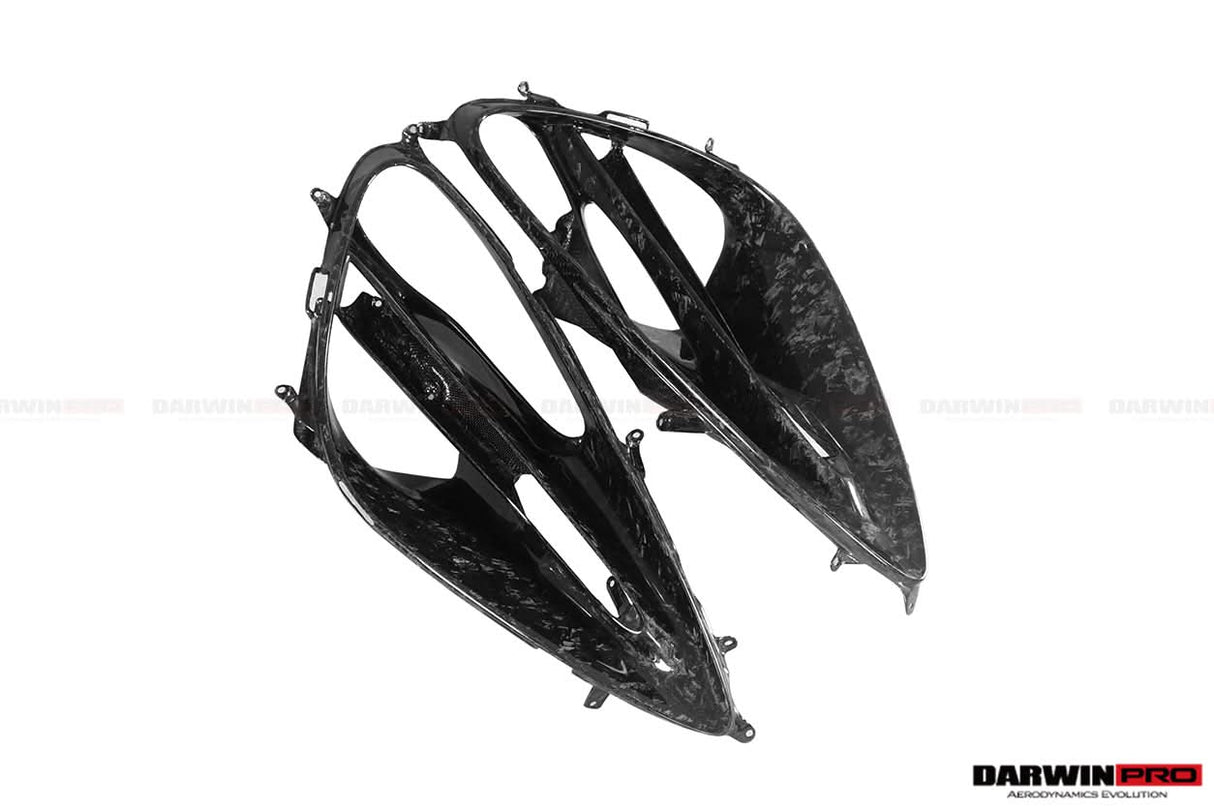 2017-2023 McLaren 720s Dry Carbon Fiber Headlight Inserts Tim Replacement