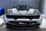DarwinPRO 2017-2023 McLaren 720s Dry Carbon Fiber Rear Bumper Upper Exhaust Valance Panel