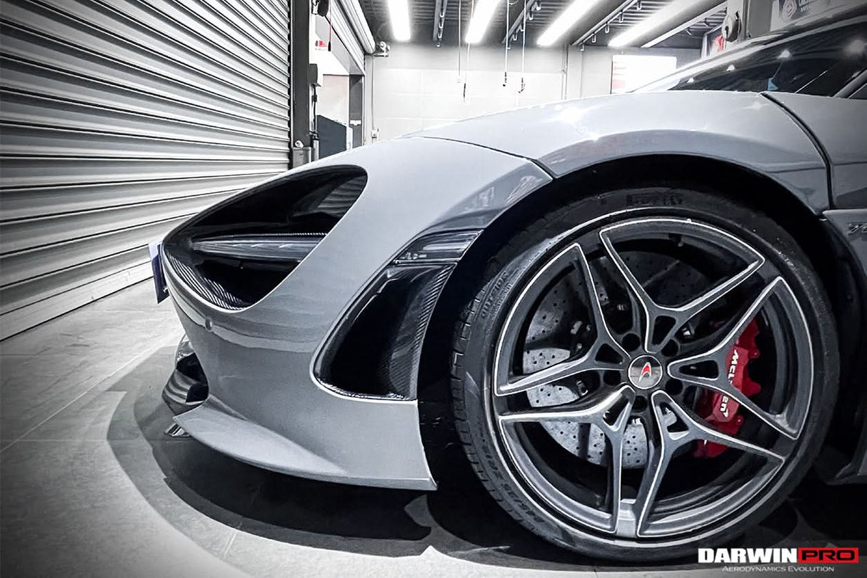 2017-2023 McLaren 720s Dry Carbon Fiber Headlight Inserts Tim Replacement