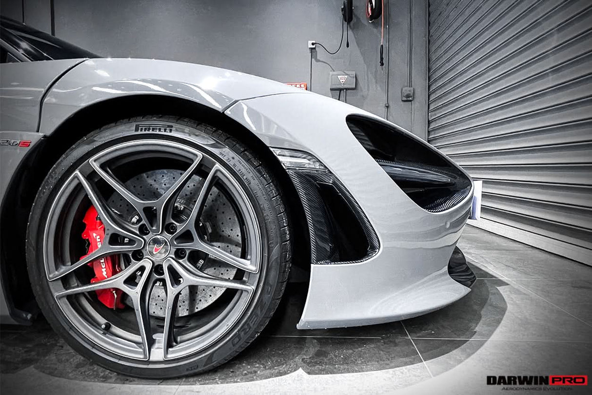 2017-2023 McLaren 720s Dry Carbon Fiber Headlight Inserts Tim Replacement