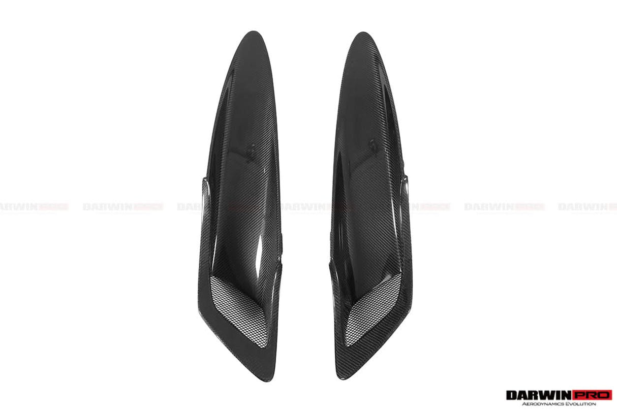 2017-2023 McLaren 720s Dry Carbon Fiber Rear Trunk Air Intake Vents Replacement
