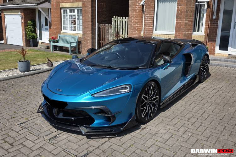 2019-UP McLaren GT iMP Design Carbon Fiber Front Bumper Vents Canards | Fits GT, GTS