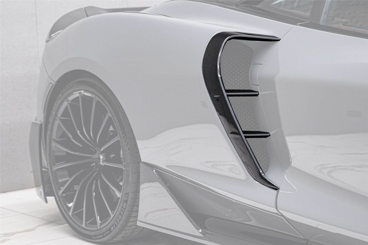 2019-UP McLaren GT iMP Design Carbon Fiber Quarter Panel Side Scoops | Fits GT, GTS