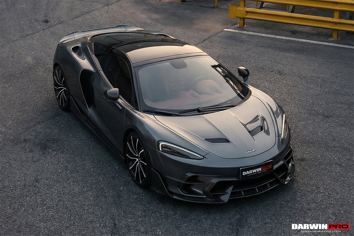 2019-UP McLaren GT iMP Design Carbon Fiber Front Bumper Vents Canards | Fits GT, GTS