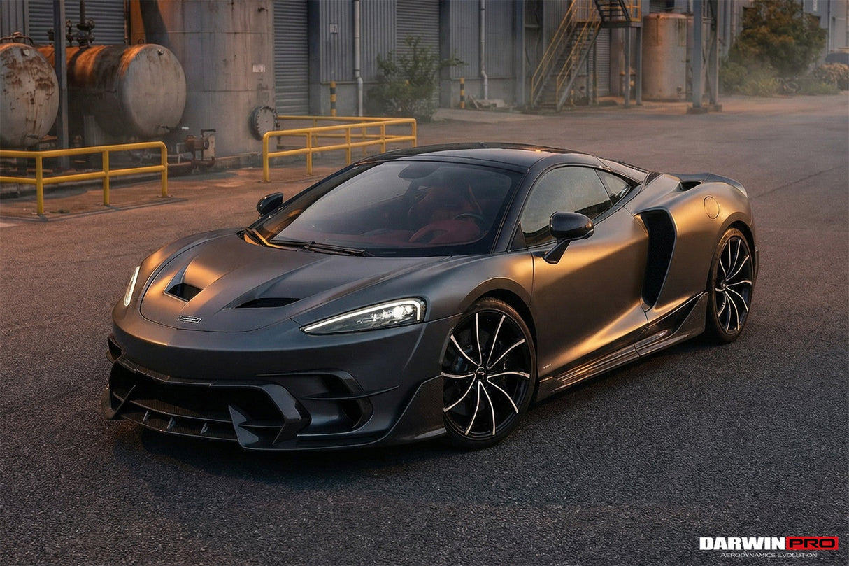 2019-UP McLaren GT iMP Design Carbon Fiber Front Bumper Vents Canards | Fits GT, GTS