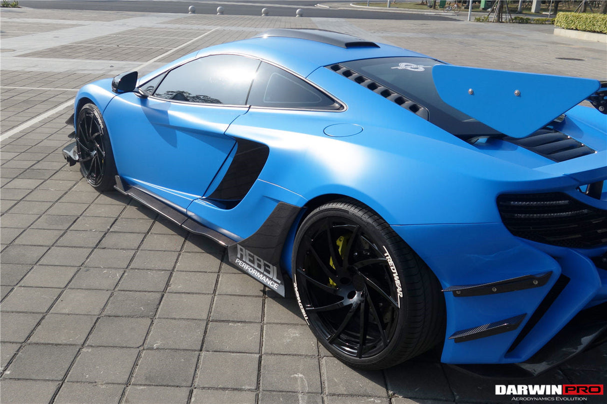 2011-2014 McLaren MP4 12C 650S Carbon Fiber Side Skirts - DarwinPRO (Rebel Performance Design)