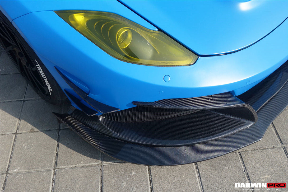 2011-2014 McLaren MP4 12C Partial Carbon Fiber Front Bumper With Lip - DarwinPRO Rebel Performance Design