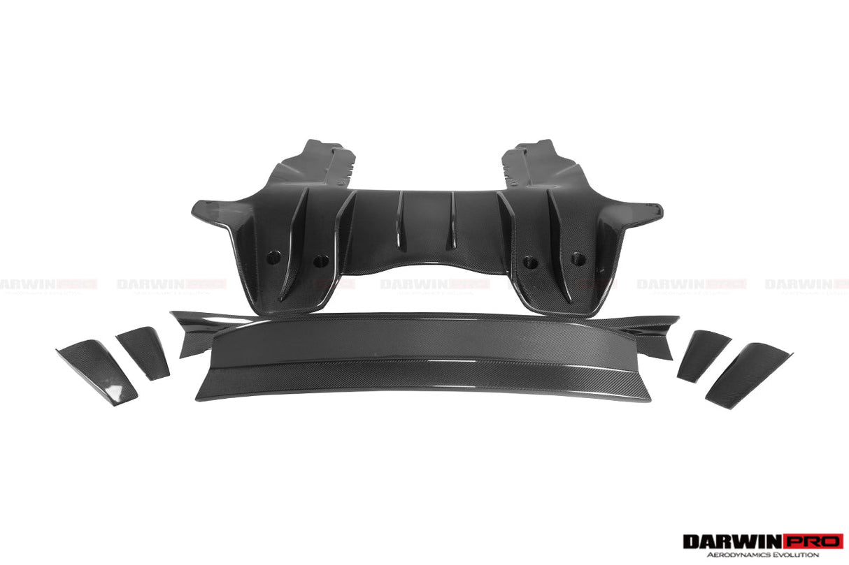 2011-2017 McLaren MP4 12C 650S Partial Carbon Fiber Rear Bumper - DarwinPRO (Rebel Performance Design)