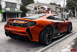 2011-2017 McLaren MP4 12C 650S Partial Carbon Fiber Rear Bumper - DarwinPRO (Rebel Performance Design)
