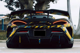 2018-2021 McLaren 600lt Partial Carbon Fiber Rear Bumper DarwinPRO (BKSS)