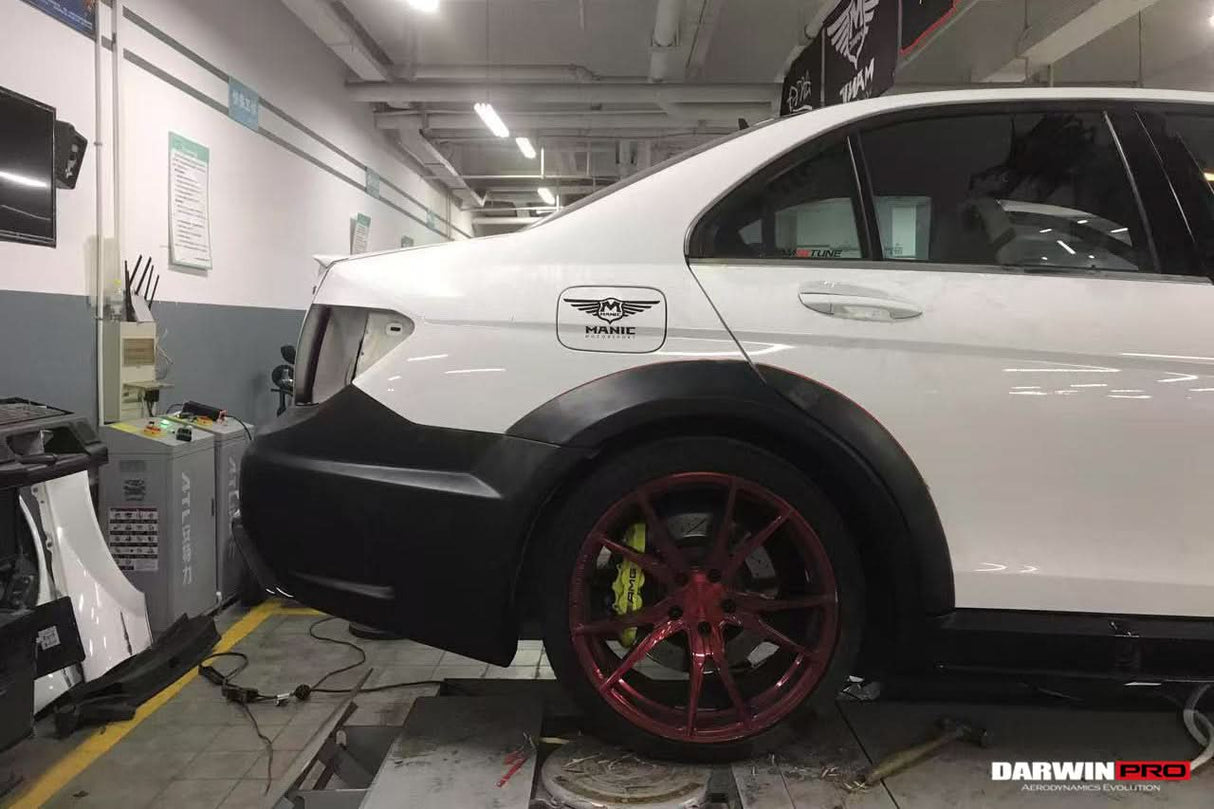 2012-2014 Mercedes Benz W204 Wide Full Body Kit DarwinPRO (BKSS) Fits C63 AMG Sedan