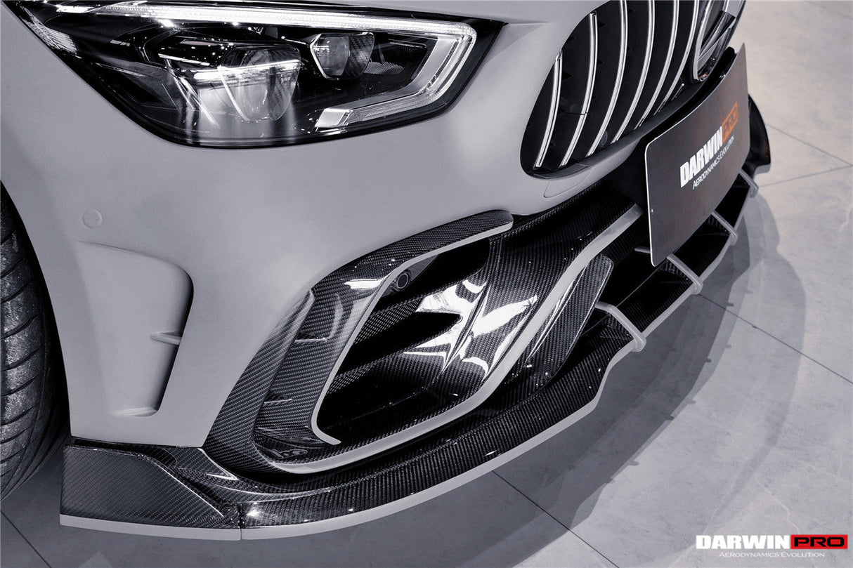 DarwinPRO 2019-2024 Mercedes Benz AMG GT50 GT53 GT43 GT63 GT63S 4Door Coupe X290 IMP Performance Ver.2 Part Carbon Fiber Front Bumper