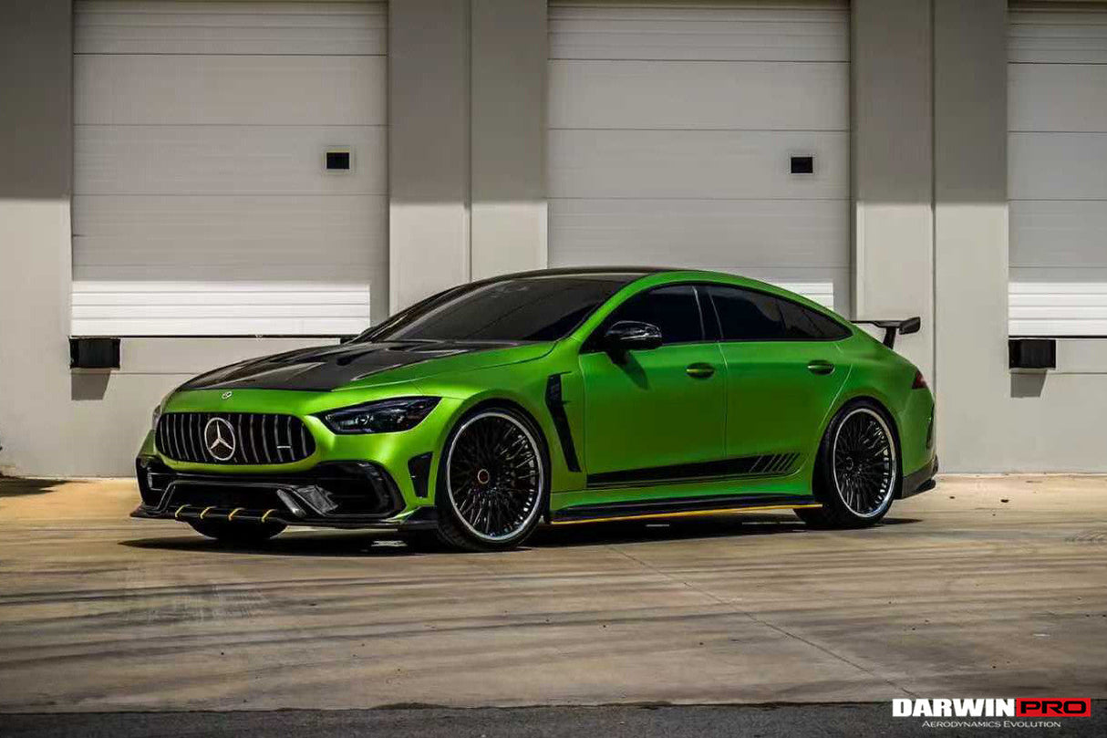 DarwinPRO 2019-2024 Mercedes Benz AMG GT50 GT53 GT43 GT63 GT63S 4Door Coupe X290 IMP Performance Ver.2 Part Carbon Fiber Front Bumper