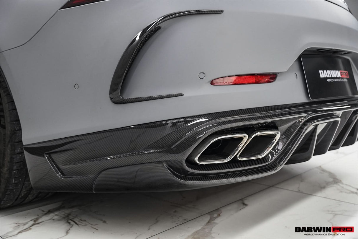 DarwinPRO 2019-2024 Mercedes Benz AMG GT50 GT53 GT43 4Door Coupe X290 IMP Performance Rear Bumper Canards