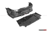 2019-2024 Mercedes Benz AMG GT50 GT53 GT43 GT63 GT63S 4Door Coupe X290 Part Carbon Fiber Rear Bumper DarwinPRO (iMP Ver.2 Design)
