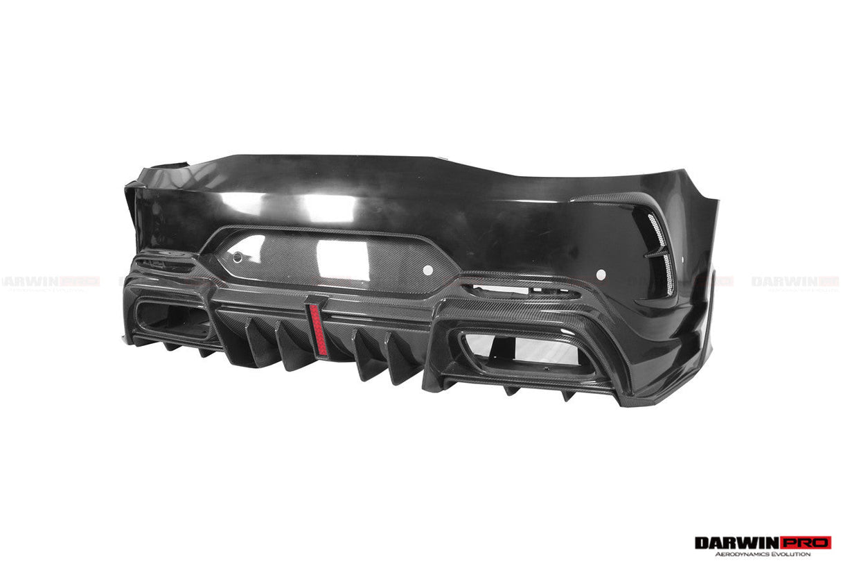2019-2024 Mercedes Benz AMG GT50 GT53 GT43 GT63 GT63S 4Door Coupe X290 Part Carbon Fiber Rear Bumper DarwinPRO (iMP Ver.2 Design)