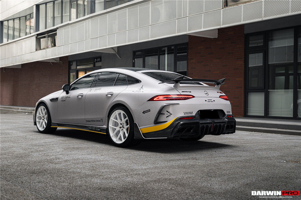 2019-2024 Mercedes Benz AMG GT50 GT53 GT43 GT63 GT63S 4Door Coupe X290 Part Carbon Fiber Rear Bumper DarwinPRO (iMP Ver.2 Design)
