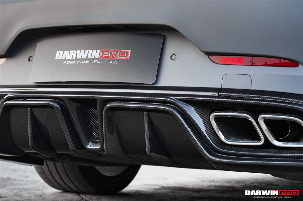DarwinPRO 2019-2024 Mercedes Benz AMG GT50 GT53 GT43 4Door Coupe X290 IMP Performance Rear Diffuser With Exhaust tips