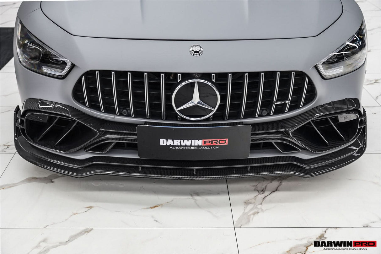 DarwinPRO 2019-2024 Mercedes Benz AMG GT50 GT53 GT43 4Door Coupe X290 IMP Performance Carbon Fiber Front Bumper Vent Trims
