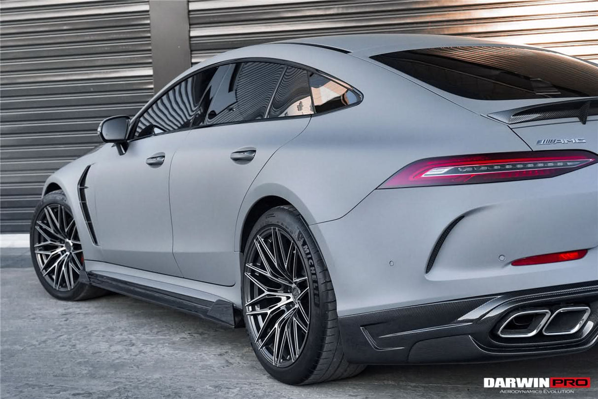 DarwinPRO 2019-2024 Mercedes Benz AMG GT50 GT53 GT43 4Door Coupe X290 IMP Performance Side Skirts Under Board