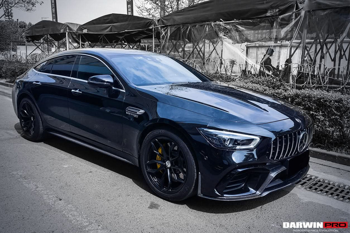 DarwinPRO 2019-2024 Mercedes Benz AMG GT63 S 4Door Coupe X290 Carbon Fiber Side Skirts Replacement
