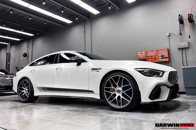 DarwinPRO 2019-2024 Mercedes Benz AMG GT63 S 4Door Coupe X290 Carbon Fiber Side Skirts Replacement