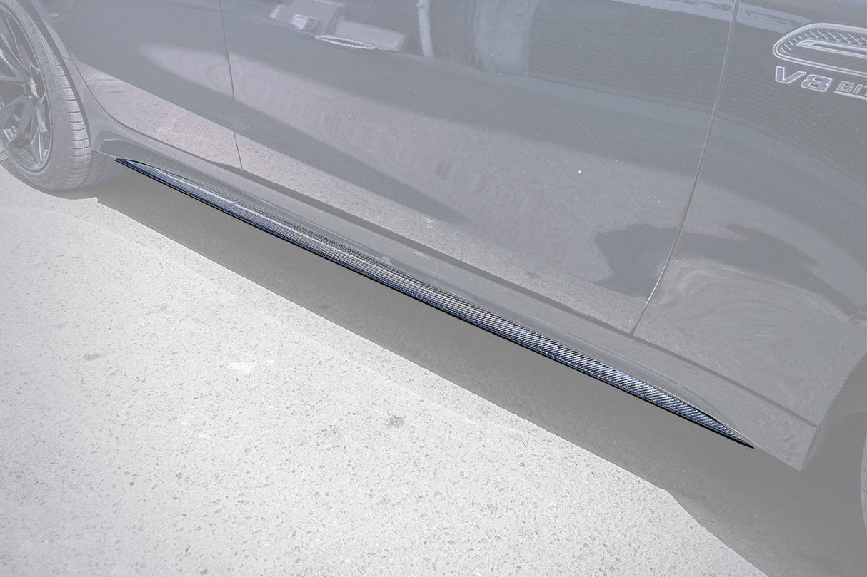 2019-2024 Mercedes Benz AMG GT63 S 4Door Coupe X290 Carbon Fiber Side Skirts Trim