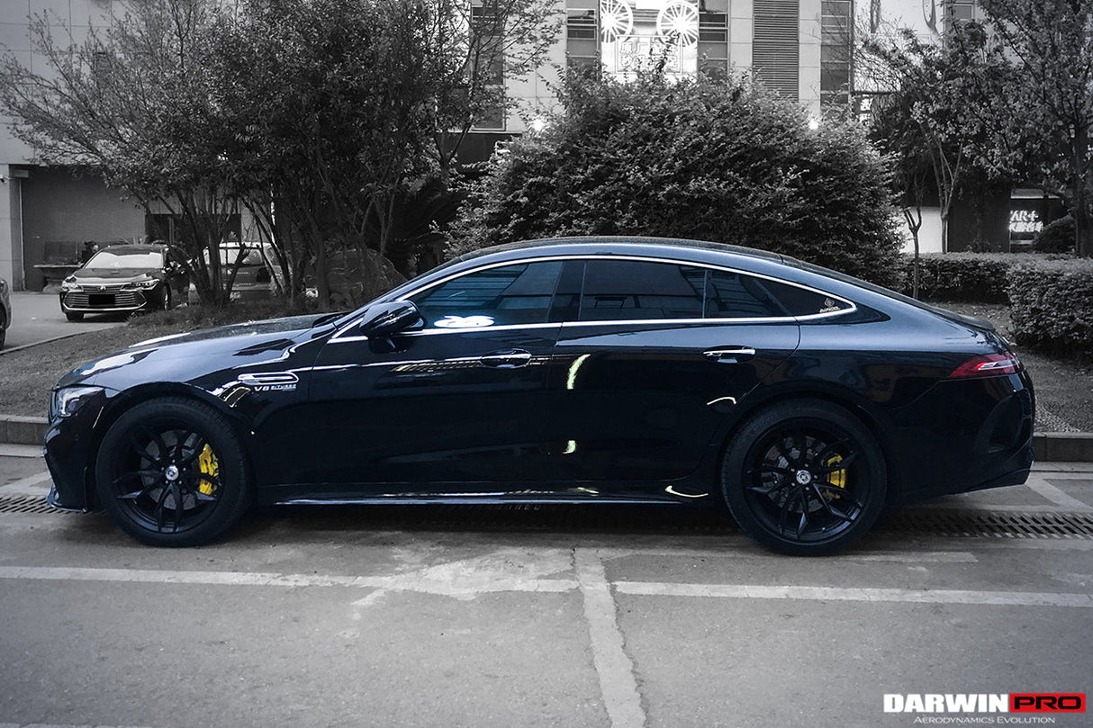 2019-2024 Mercedes Benz AMG GT63 S 4Door Coupe X290 Carbon Fiber Side Skirts Trim