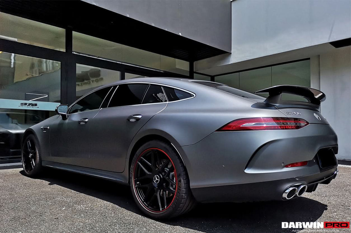 DarwinPRO 2019-2024 Mercedes Benz AMG GT 4Door Coupe X290 Carbon Fiber Trunk Spoiler Wing | Fit GT63, GT63S, GT53, GT50
