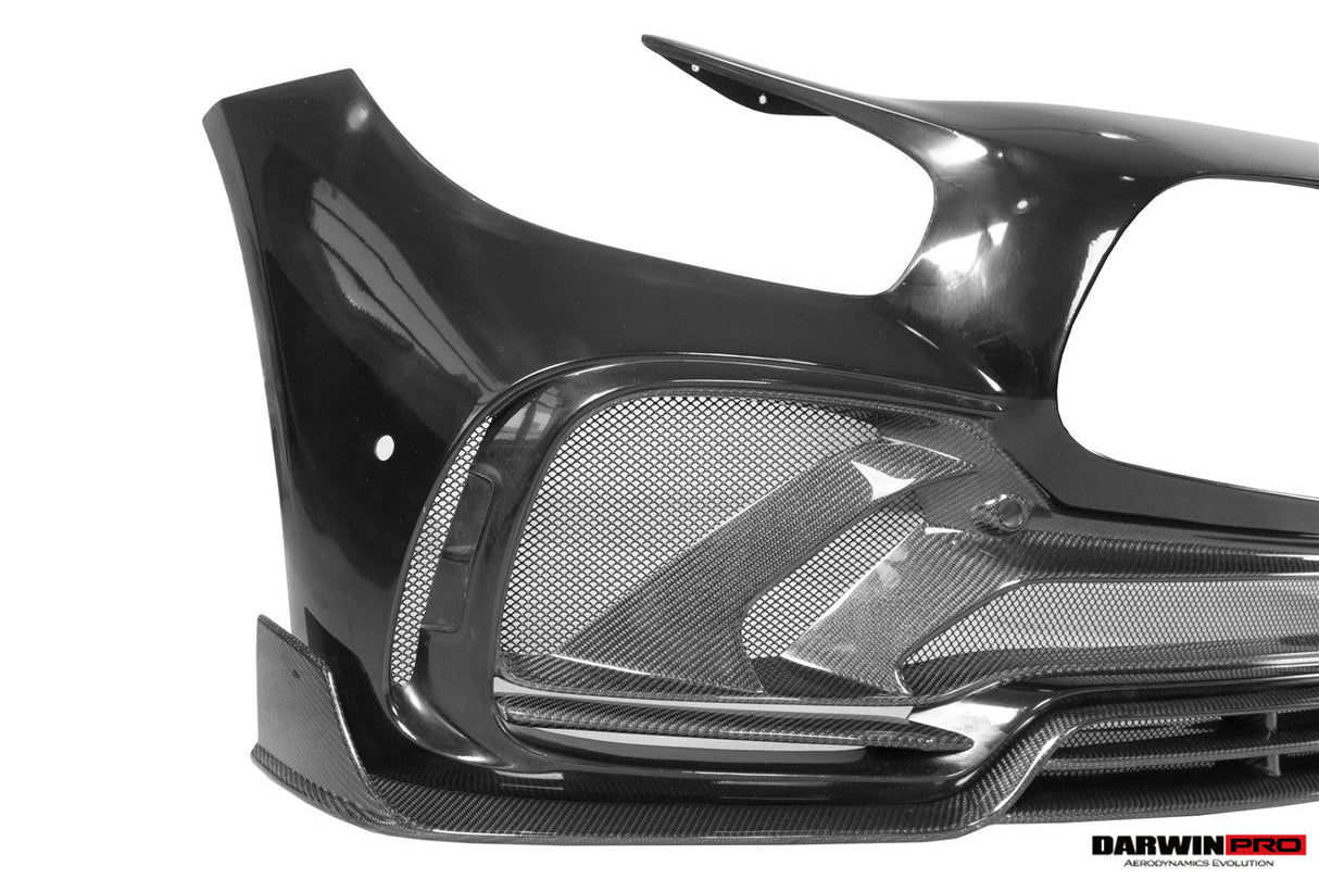 2015-2021 Mercedes Benz AMG GT | GTS | GTC Partial Carbon Fiber Front Bumper Darwinpro IMPII Design