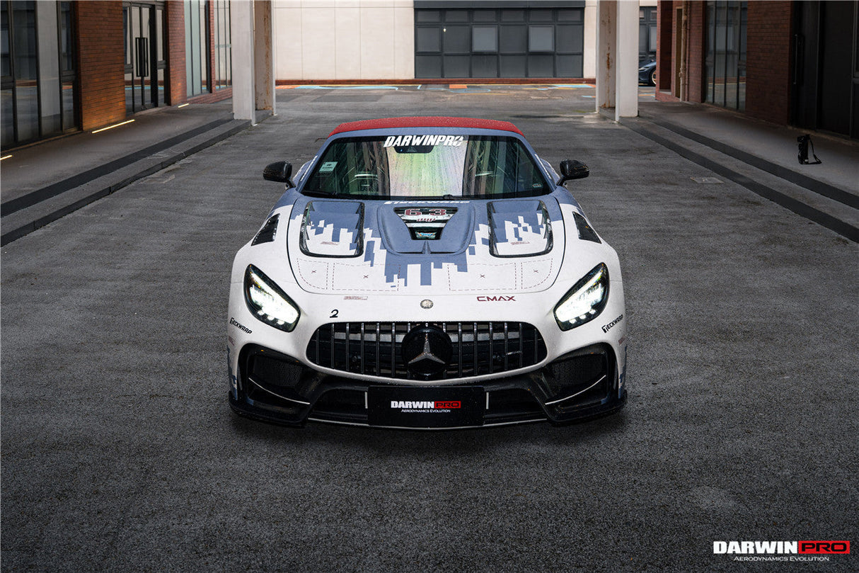 2017-2021 Mercedes Benz AMG GT GTS GTC Partial Carbon Fiber Front Bumper DarwinPRO IMP Design
