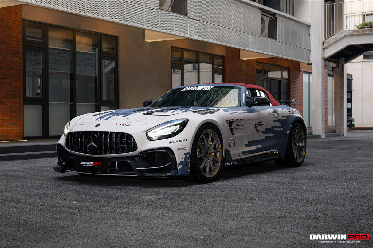 2017-2021 Mercedes Benz AMG GT GTS GTC Partial Carbon Fiber Front Bumper DarwinPRO IMP Design