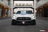 2017-2021 Mercedes Benz AMG GT GTS GTC Partial Carbon Fiber Front Bumper DarwinPRO IMP Design