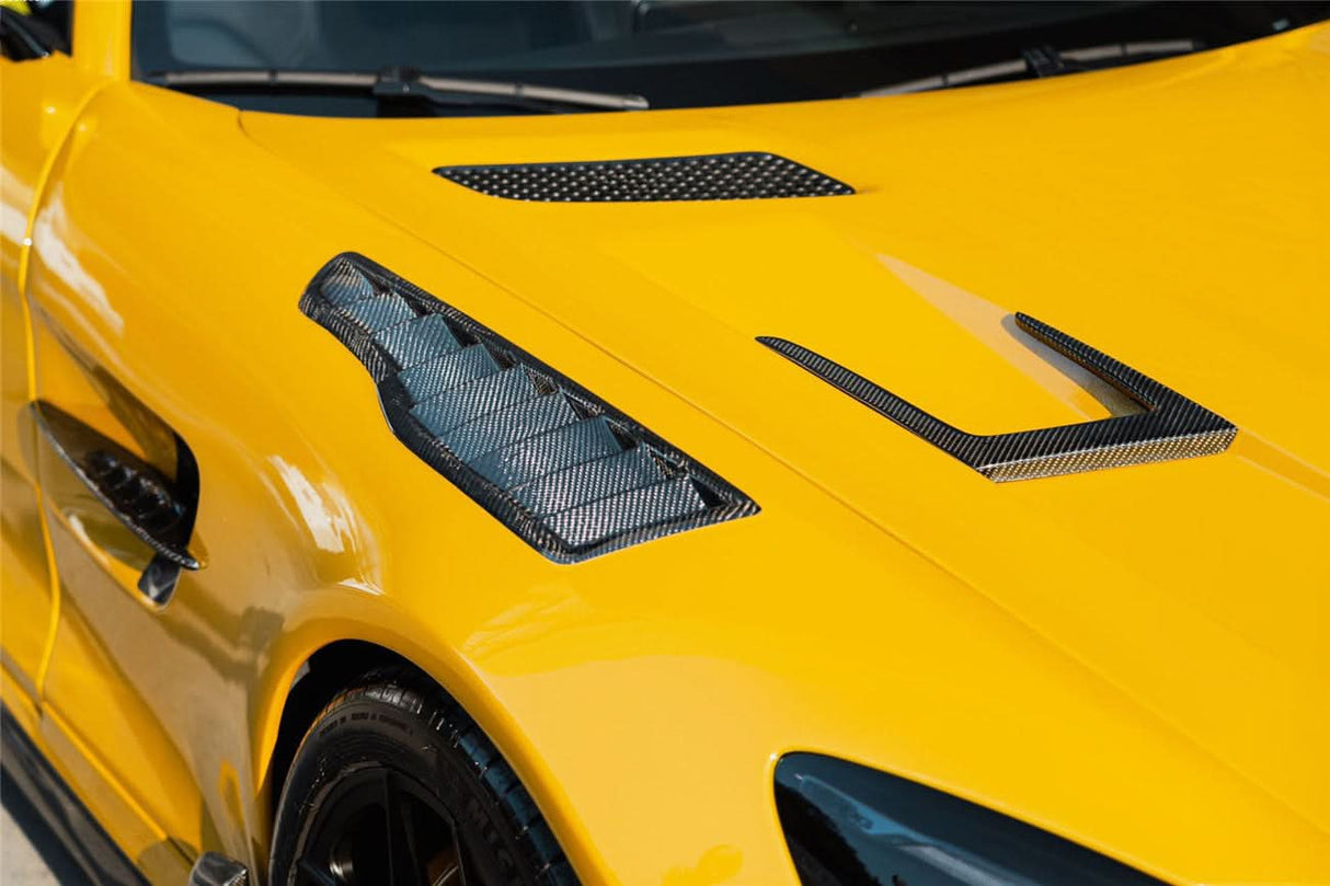 2015-2021 Mercedes Benz AMG GT & GTS & GTC & GTR BK Style Partial Carbon Fiber Front Fender