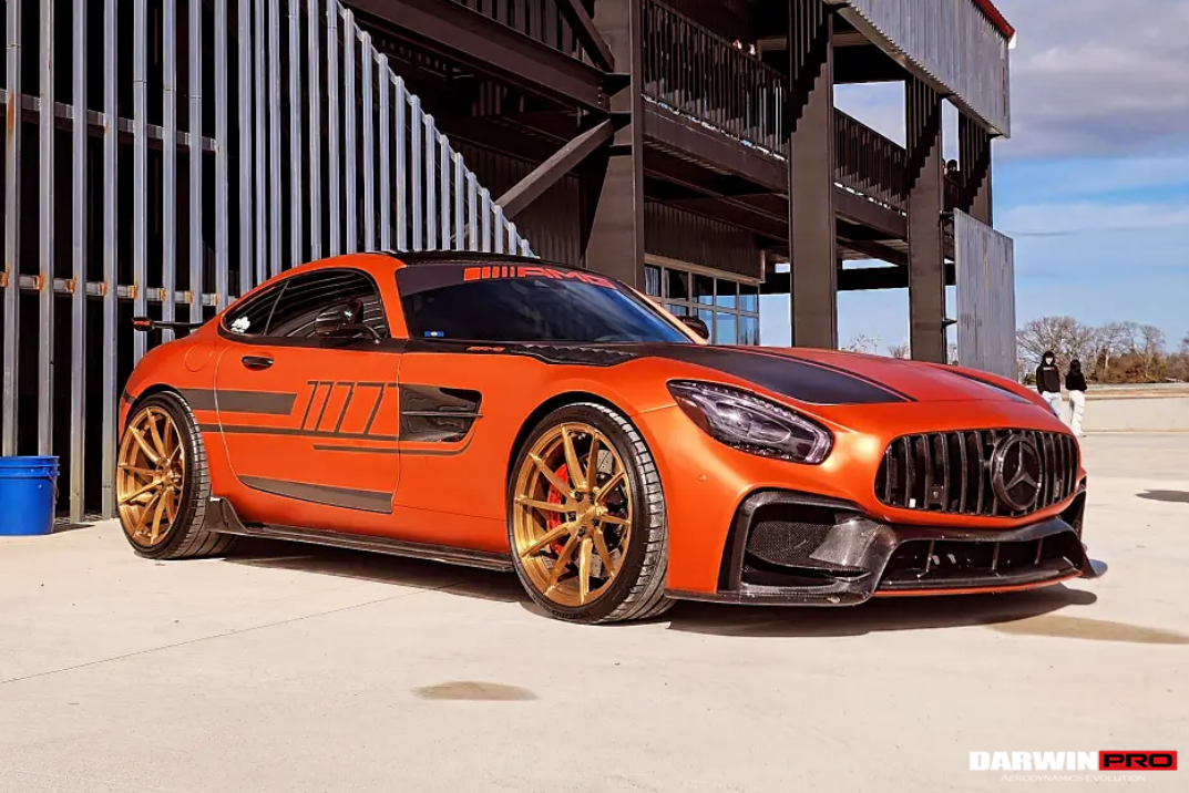 2015-2021 Mercedes Benz AMG GT & GTS & GTC & GTR BK Style Partial Carbon Fiber Front Fender