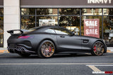 2017-2021 Mercedes Benz AMG GT| GTS Partial Carbon Fiber Rear Bumper with Diffuser DarwinPRO IMP Design