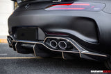 2017-2021 Mercedes Benz AMG GT| GTS Partial Carbon Fiber Rear Bumper with Diffuser DarwinPRO IMP Design