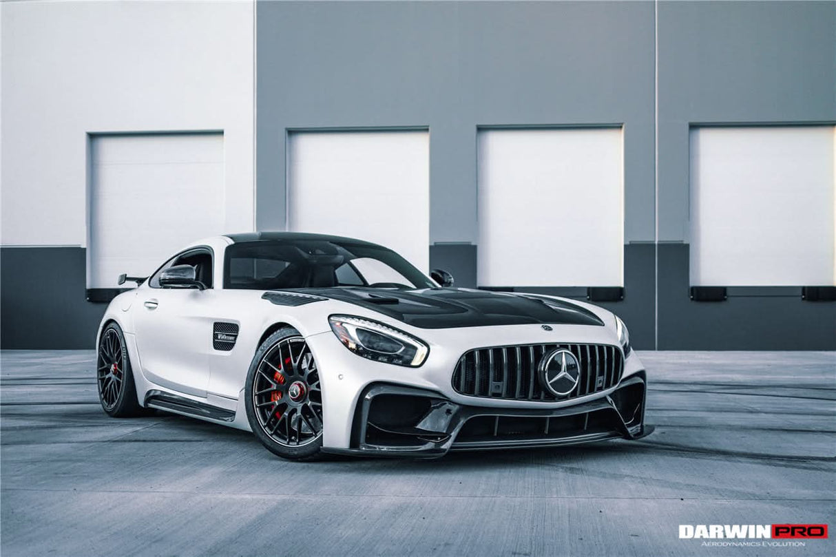 2015-2021 Mercedes Benz AMG GT GTS  Partial Carbon Fiber Side Skirts DarwinPRO IMP Design