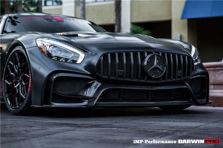 2015-2016 Mercedes Benz AMG GT | GTS Partial Carbon Fiber Full Body Kit - iMP Design by DarwinPRO