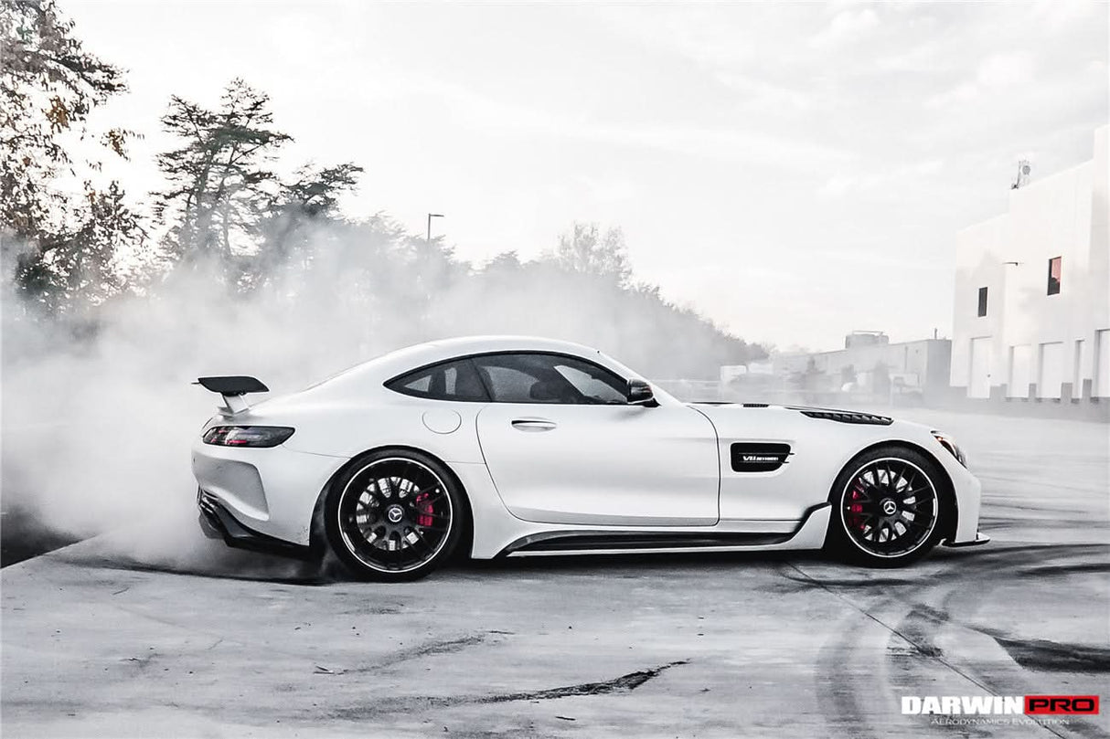 2015-2021 Mercedes Benz AMG GT GTS  Partial Carbon Fiber Side Skirts DarwinPRO IMP Design