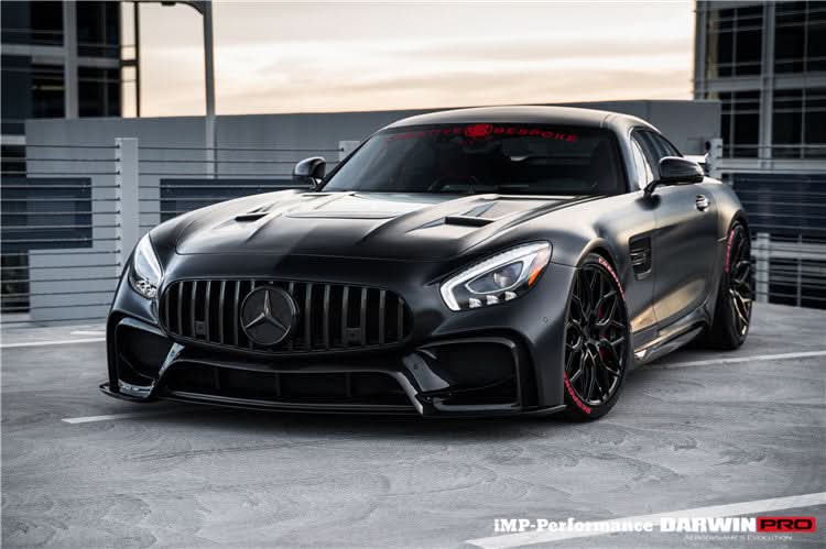 2015-2016 Mercedes Benz AMG GT | GTS Partial Carbon Fiber Full Body Kit - iMP Design by DarwinPRO