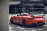 2015-2016 Mercedes Benz AMG GT | GTS Partial Carbon Fiber Rear Bumper with Diffuser DarwinPRO IMP Design