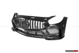 2015-2017 Mercedes Benz AMG GT | GTS Partial Carbon Fiber Front Bumper with Grille DarwinPRO IMP Design