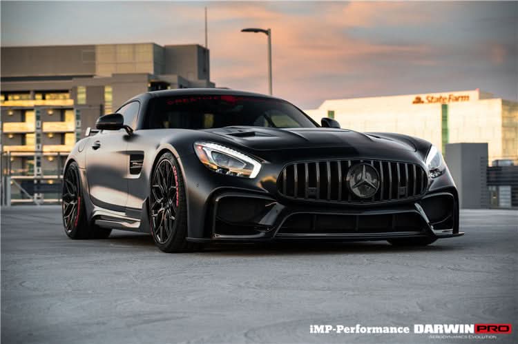 2015-2016 Mercedes Benz AMG GT | GTS Partial Carbon Fiber Full Body Kit - iMP Design by DarwinPRO