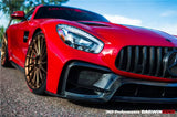2015-2017 Mercedes Benz AMG GT | GTS Partial Carbon Fiber Front Bumper with Grille DarwinPRO IMP Design