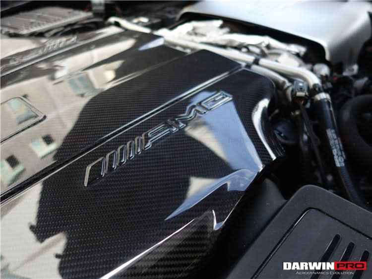2015-2020 Mercedes Benz AMG GT GTS Autoclave Carbon Fiber Engine Cover Replacement