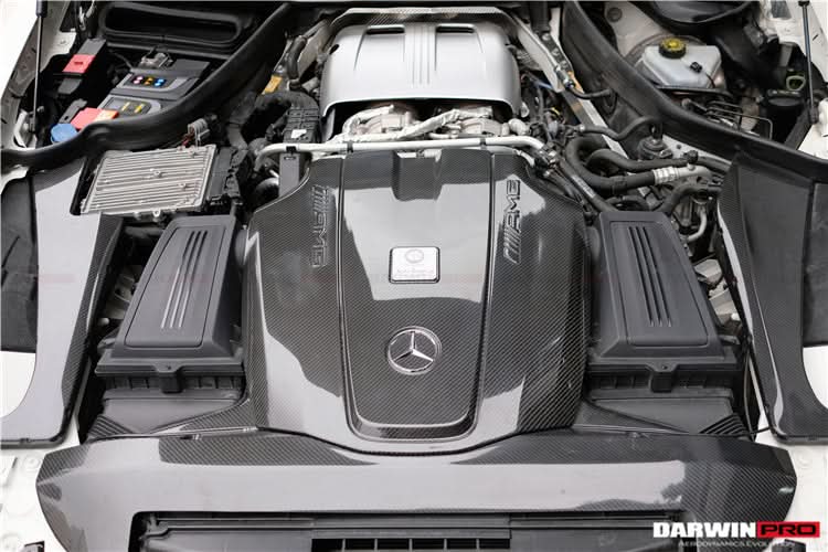 2015-2020 Mercedes Benz AMG GT GTS Autoclave Carbon Fiber Engine Cover Replacement