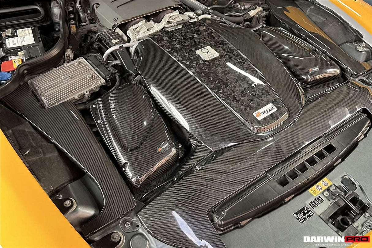 2015-2020 Mercedes Benz AMG GT | GTS  |GTC Autoclave Carbon Fiber Radiator Cover Repalcement